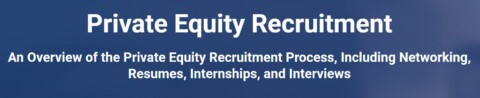Private Equity Recruiting