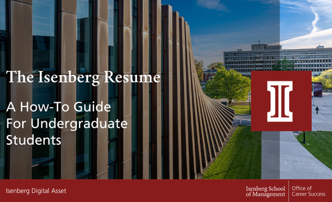 The Isenberg Resume: A How-To Guide for Undergraduate Students